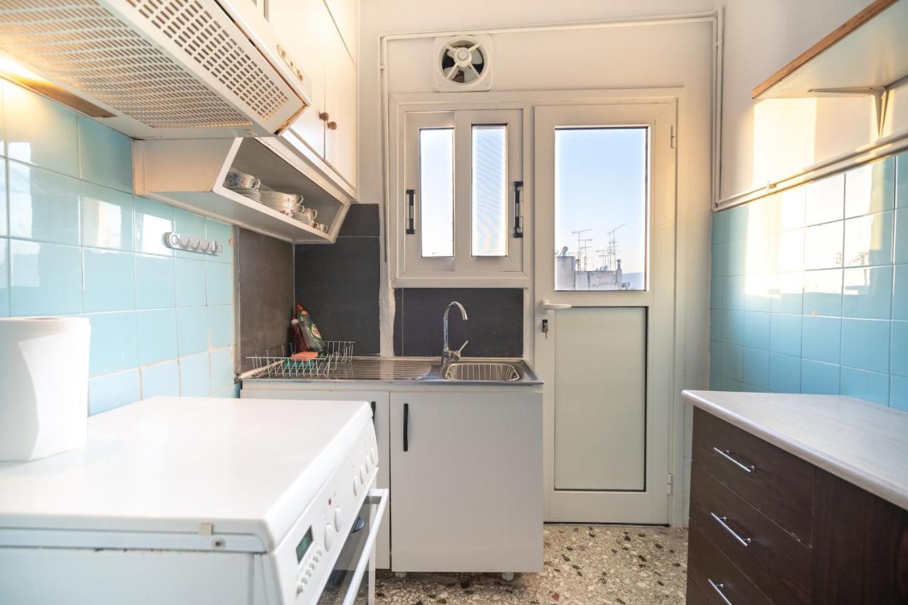 Dimotiko Theatro Metro St. 1 Bedroom 4 Pers. Flat พีเรียส ภายนอก รูปภาพ
